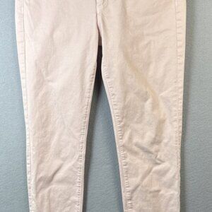 Rag & Bone Jeans Womens Size 30‎ Zipper Capri Pink Stretch Denim Skinny Clueless